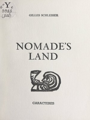 cover image of Nomade's land